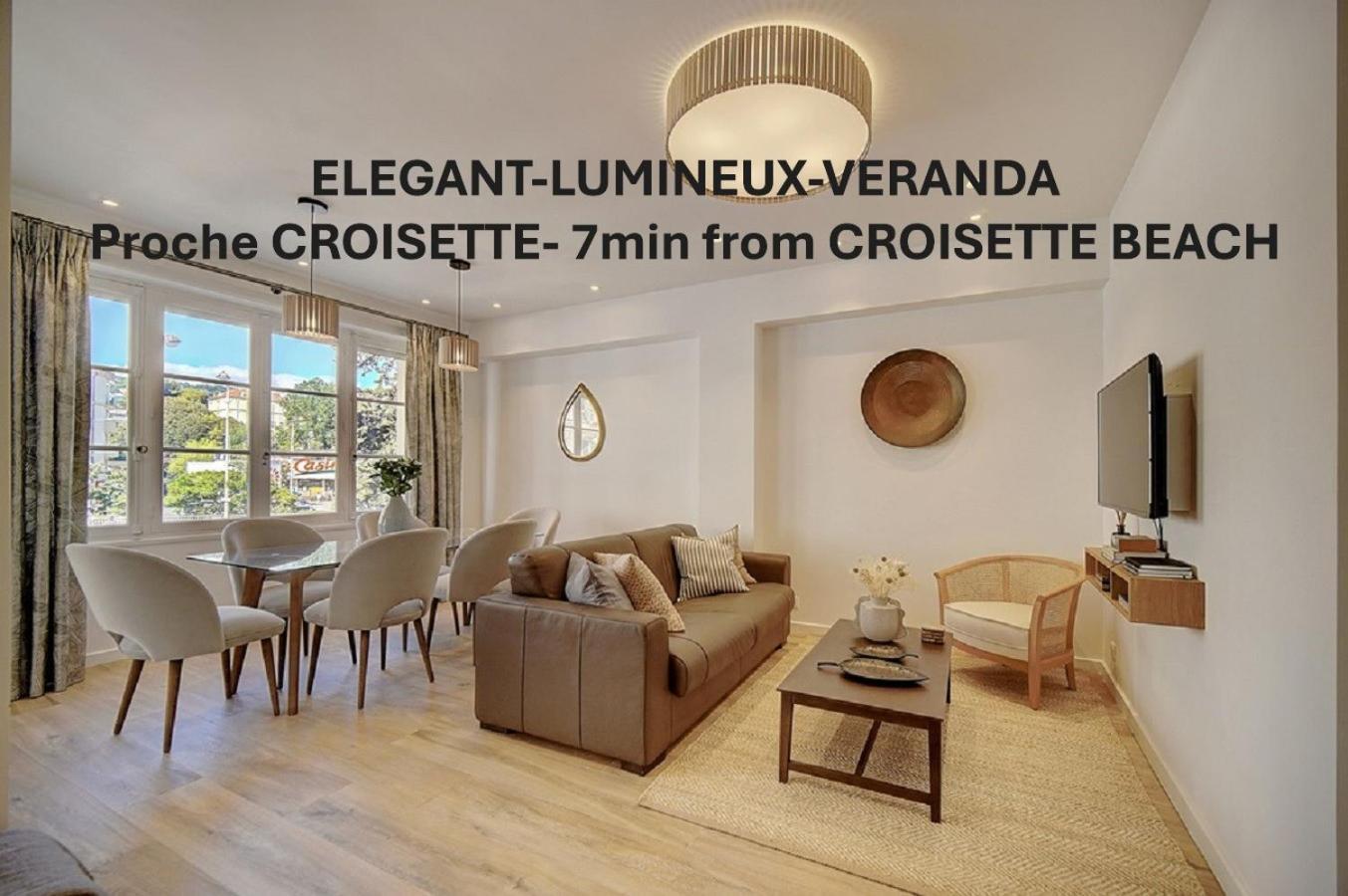 Magnifique 3 Pieces Renove Cannes Centre 'Banane' Avec Veranda ! A2B88 Ngoại thất bức ảnh